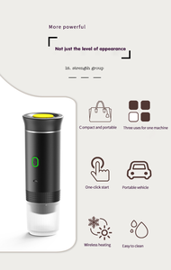 Máquina de espresso recargable inalámbrica <span class=keywords><strong>portátil</strong></span> tipo C 1200mAh batería <span class=keywords><strong>cafetera</strong></span> 150ml tanque de agua viaje Camping - Product Image 4