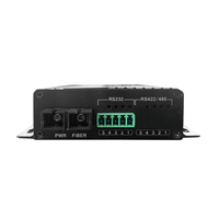 Convertidor Óptico de Fibra a Serial Multimodo RS232 de 500 Metros SC ST FC