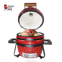 SEB Kamado Blanc 13 Pouces Grill Dôme Kamado Barbacoas Patio Charcoal Bbq Grill Kamado Professional Charcoal Barbecue
