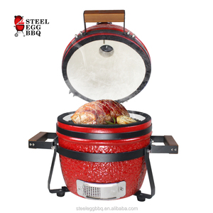 SEB Kamado Blanco Parrilla de 13 pulgadas Cúpula Kamado Barbacoas Patio <span class=keywords><strong>Barbacoa</strong></span> de carbón Parrilla Kamado <span class=keywords><strong>Barbacoa</strong></span> de carbón profesional - Product Image 2