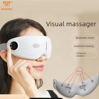 Masajeador Ocular Inteligente Plegable PAKISS con Bluetooth, Compresión Térmica, Vibración, Función Musical, Batería de 800 mAh, Recargable por USB Tipo-C