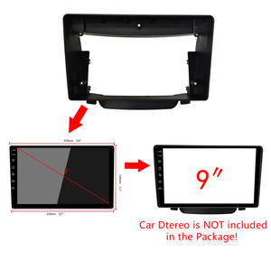 Kit de marco de ajuste de plástico Rhythm Car 2 Din, unidad principal de Radio de coche de 9 pulgadas, embellecedor de marco de instalación para <span class=keywords><strong>Hyundai</strong></span> <span class=keywords><strong>I30</strong></span> 2012-2016 - Product Image 3