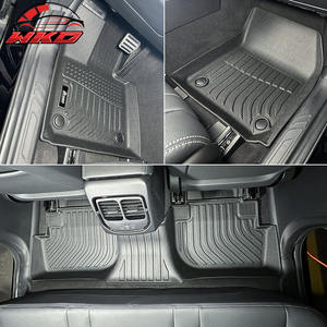 Tapis de sol moulés en 3D en TPE pour VinFast VF8 2023-2025, protection avant et 2ème rangée, 3 pièces, toutes saisons, remplacement - Product Image 6