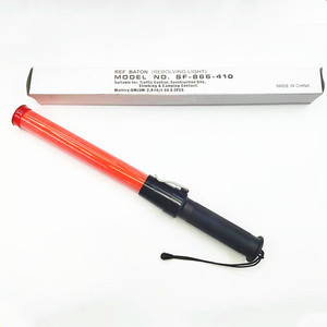 卸売2021新しいスタイル工場交通バトン道路安全制御LED懐中電灯プラスチック信号制御警告バトン - Product Image 5