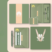Ensemble de carnets de notes de luxe personnalisés avec logo PQ, format A5, couverture rigide, reliure cousue, papier en cuir, pour promotions d'entreprise, cadeaux