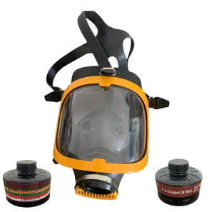 Protection intégrale du visage avec nouveau masque respiratoire intégral en silicone, filtre à charbon actif de 40 mm, réutilisable, fabrication OEM et ODM - Product Image 4
