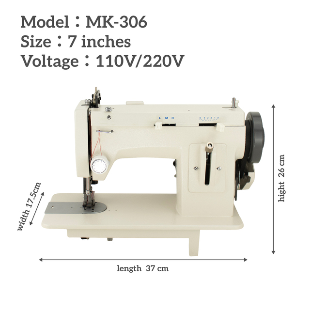 7'' Household Heavy Duty Walking Foot Sewing Machine for Home Use