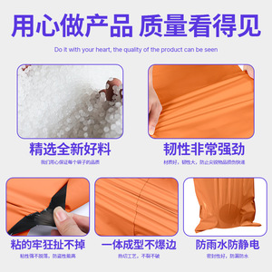 Bolsas de Envío Lisi Orange Express, 100 Unidades, Bolsas de Embalaje Autosellables Impermeables y Reforzadas para Envío de Ropa - Product Image 4