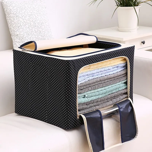 Bán Buôn Lớn Chất Lượng Cao Hộ Gia Đình Lưu Trữ Pouch Phòng Ngủ Oxford Vải Du Lịch Tote Túi Tủ Quần Áo Tổ Chức Lưu Trữ Hộp - Product Image 2