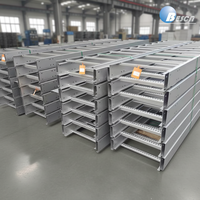 Système d'accessoires de gestion des câbles en échelle de câbles galvanisés à chaud sur mesure avec certificat d'usine
