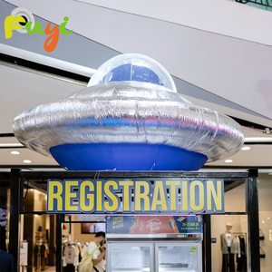 Ovni Inflable Publicitario Giratorio para Discotecas, Iluminación Inflable para Escenarios, <span class=keywords><strong>Platillo</strong></span> Volador Inflable para Eventos - Product Image 5