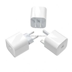 PD 20W Small Ice Cube Fast Charger Block for iPhone 17 15 13 12 Series - <b>USB</b> C Wall <b>Plug</b> Adapter - Product Image 1