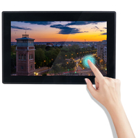 Sunworld Nuevo Monitor de Pantalla Táctil Capacitiva de 7 Pulgadas con Resolución de 1024x600, Software HMI Gratuito, Interfaces USB/VGA, Operado con Android