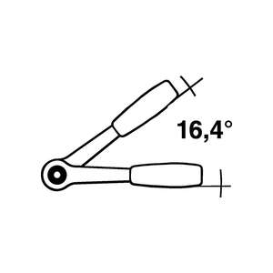 STAHLWILLE Lever-action reversible <b>ratchet</b> 415 QR <b>1</b>/<b>4</b> inch 22 teeth with QuickRelease - Product Image 3