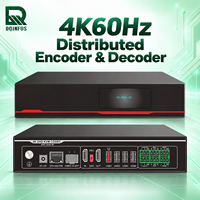 Extenseur KVM Distribué 4K60Hz et Processeur Mural Vidéo avec Contrôle IR et Port Relais GPIO, Alimentation POE Hot-Backup pour Salle de Contrôle