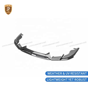 Kit carrosserie en carbone sec style AE pour Lamborghini Huracan EVO LP610 : Lame avant, jupes latérales, diffuseur arrière, coins de pare-chocs - Product Image 5