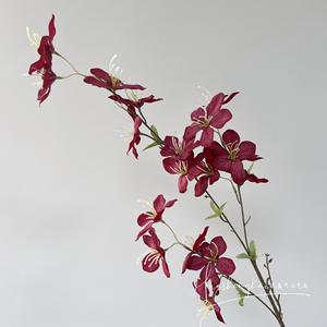 Fleurs artificielles de jasmin, branche unique, en soie, haute simulation, accessoires de décoration de mariage - Product Image 3