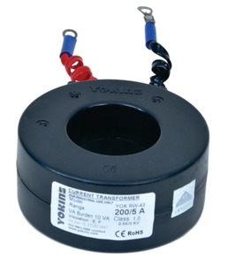 YOKINS, Transformateur de courant 200/5A, CT 200A pour ampèremètre selon le modèle IS2705 YOK-RW43 Mesure de courant alternatif - Product Image 3