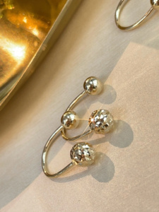 Pendientes de Oro Puro Au750 18K Xinfly, Joyería Fina Elegante para Damas, Uso Diario - Product Image 4
