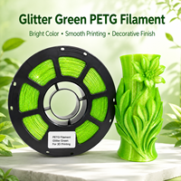 Filamento PETG Verde Transparente Básico, Material de Impresión para Impresoras 3D