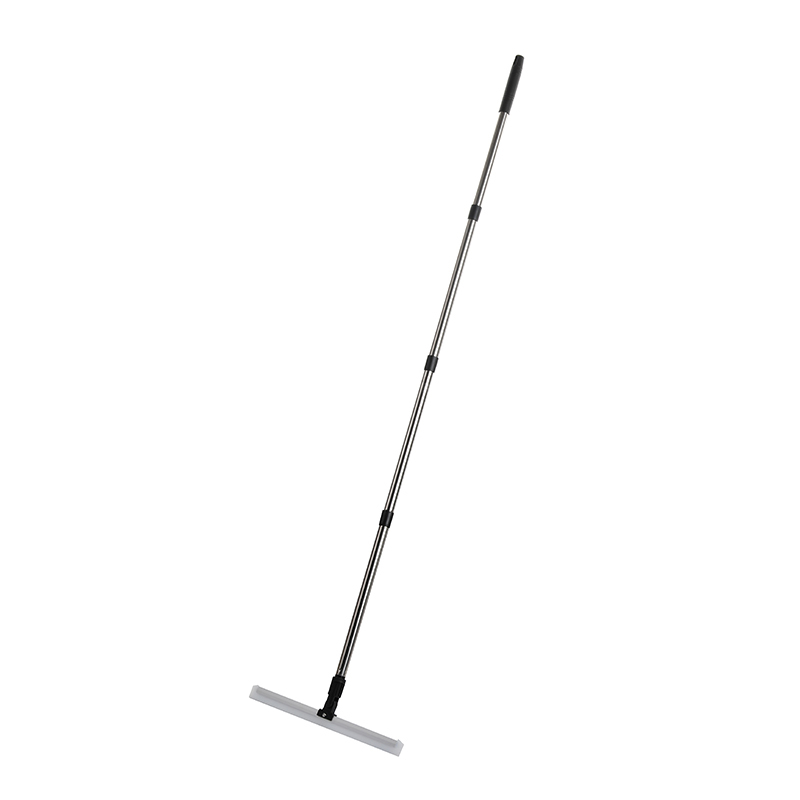 Qingle Silicone Floor Squeegee Bathroom Shower Squeegee Floor Wiper 4 Section Stainless Steel Long Handle · image 4