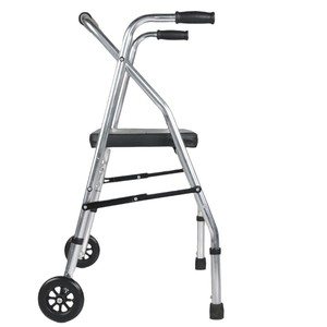 Guoyao Walking Aid Aluminum Alloy Folding <b>Rollator</b> With Seat For Elderly Mobility Support - Product Image 4