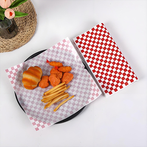 Papel de Envolver Alimentos con Recubrimiento de PE de Grado Alimenticio, Personalizado por Flexografía, Resistente al Aceite, para Hamburguesas - Product Image 1