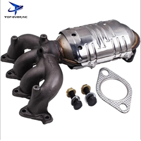 Substrat de catalyseur universel pour Hyundai, Ford, Toyota, noyau en nid d'abeille métallique, Euro 4, 5, 6, compatible OBD, haut débit, TWC