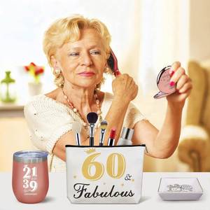 60th Birthday <b>Gifts</b> for Women Her Best Friend Mom Sister Wife Coworker Custom Wholesale 60 Year Old Woman Birthday <b>Gift</b> <b>Box</b> - Product Image 4