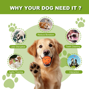 Hundezubehör Großhandel Leichter ETPU Hundeball Spielzeug für Aggressive Kauer Hüpfender Hundeball in Verschiedenen Größen Unzerstörbar für Spielzeug - Product Image 2