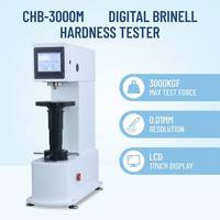 CHB-3000M Digital Brinell Hardness Tester 3000KGF 10 Test Forces LCD Display for Metal Steel Lab