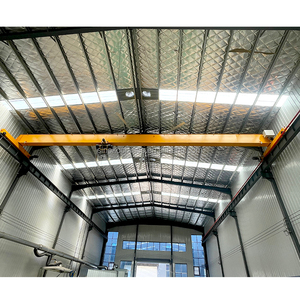 Kran Overhead Single Girder 10 Ton LH untuk Bengkel Tugas Berat, Kapasitas Angkat Tinggi, Desain Bentang Panjang dengan <span class=keywords><strong>Hoist</strong></span> Elektrik - Product Image 1
