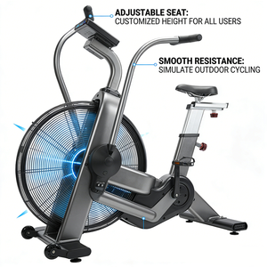 YLSY001DCP1002 Bicicleta Estática Vertical de Acero Comercial de Alta Calidad con Garantía de 3 Años - Unisex para Casa y Gimnasio - Product Image 6
