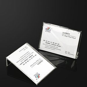 A4 rõ ràng <span class=keywords><strong>Acrylic</strong></span> dọc L hình dạng máy tính để bàn nghiêng trở lại <span class=keywords><strong>Acrylic</strong></span> cảnh quan Chân Dung dấu hiệu chủ - Product Image 6