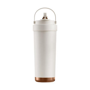Tasse Thermos Portable Haut de Gamme en Acier Inoxydable avec Revêtement Céramique, Double Capacité, Design Moderne, Sensation Luxe Léger, Poignée et Ventouse - Product Image 5