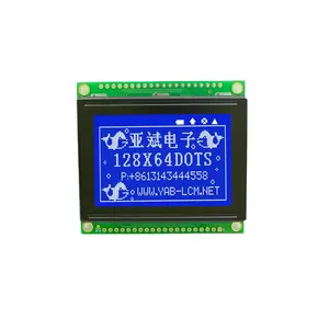 2.0 inch 54x50 mm 20PIN 128X64 12864 Lcd Display Screen Module with KS0108 driver IC YB12864I