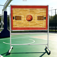 Tableau d'entraînement de basket-ball magnétique effaçable double face de grande taille (100x70cm) pour démonstration tactique et entraînement stratégique