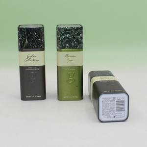 Sang Trọng Vuông Kim Loại Có Thể Cho Kẹo Cà Phê Gia Vị Và Trà <span class=keywords><strong>Tin</strong></span> Bao Bì Cao Cấp Hộp Thiếc Cho Lưu Trữ Và Hiển Thị - Product Image 5