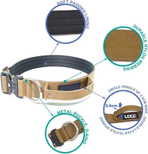 Collier de chien, en néoprène doux, Service tactique populaire - Product Image 1