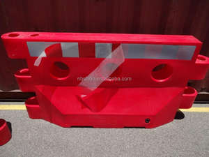 Barrera de Control de Multitudes de 2 Metros Llena de Agua, Barrera de Tráfico de Alta Resistencia a Impactos y Resistencia, Barrera de Seguridad Vial, Valla de Tráfico - Product Image 2