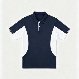 Chemise de golf de nouvelle conception, polo Dry Fit avec logo personnalisé, extensible dans 4 directions, style preppy rétro, séchage rapide, polo de golf décontracté pour le sport - Product Image 2
