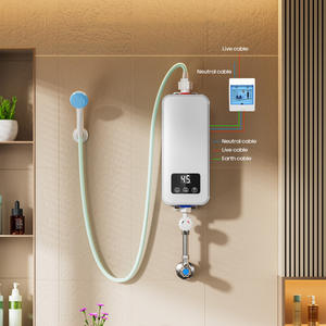 Mini calentador de agua caliente instantáneo eléctrico sin tanque para baño de 5,5 kW de ahorro de energía inteligente para cocina debajo del fregadero de lavado a mano - Product Image 3
