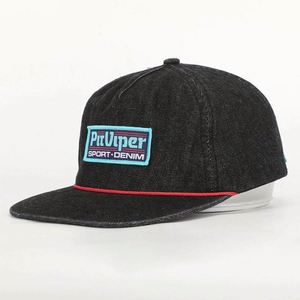 Gorra Snapback Unisex Ajustable de 5 Paneles, de Alta Calidad, sin Estructura, con Visera Plana, de Mezclilla, con Cierre de Cuerda, para Uso en Exteriores, Verano - Product Image 2