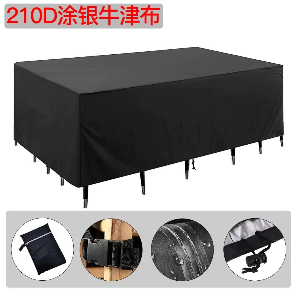 Tissu enduit d'argent 210D - autocollant imperméable + quatre boucles d'angle