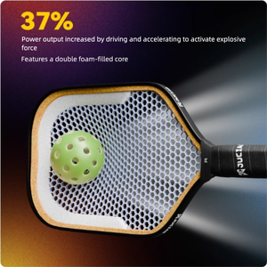Racchetta da Pickleball in Fibra di Carbonio Toray T700 Durevole, Nucleo in Schiuma a Nido d'Ape Gen4 per Principianti Adulti - Product Image 3