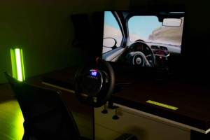 <span class=keywords><strong>CAMMUS</strong></span> C5 Car Driving Simulator Base d'entraînement direct, volant de jeu et pédales de course <span class=keywords><strong>Sim</strong></span> Expérience de course <span class=keywords><strong>Sim</strong></span> immersive - Product Image 6