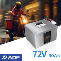 ADF High Quality 48V 60V 72V 30Ah 50Ah 60Ah LiFePo4 Power System Battery Lithium Ion Battery Pack for Electric Motorcycle