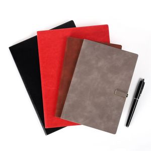 2025 cuero personalizado barato Tapa dura diario cuadernos semanal planificador mensual con magnético con hebilla cuadrada para regalo - Product Image 2