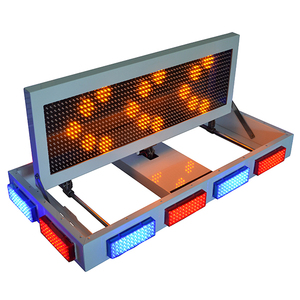 Lampe de poche LED monté sur véhicule signe LED jaune couleur - Product Image 1