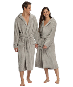 Di lusso Delle Donne Morbido Accappatoio Con Cappuccio Pigiami Degli Indumenti Da Notte <span class=keywords><strong>Vestaglia</strong></span> Cappotto Casa - Product Image 3